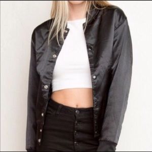 Black Bomber Jacket